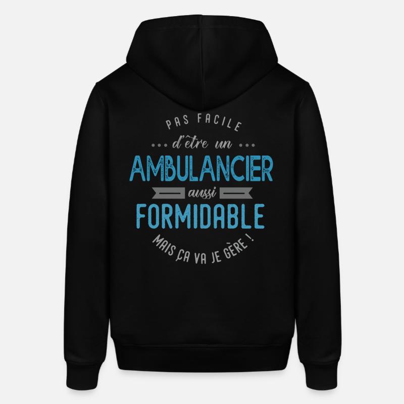 Ambulancier formidable - Sweat à capuche SOUNDER Stanley/Stella Unisexe - noir