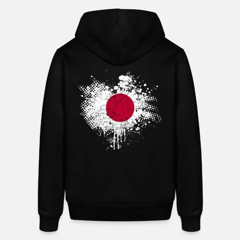 Drapeau du Japon - Sweat à capuche SOUNDER Stanley/Stella Unisexe - noir