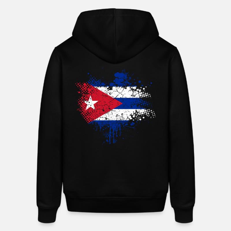 Cuba drapeau - Sweat à capuche SOUNDER Stanley/Stella Unisexe - noir