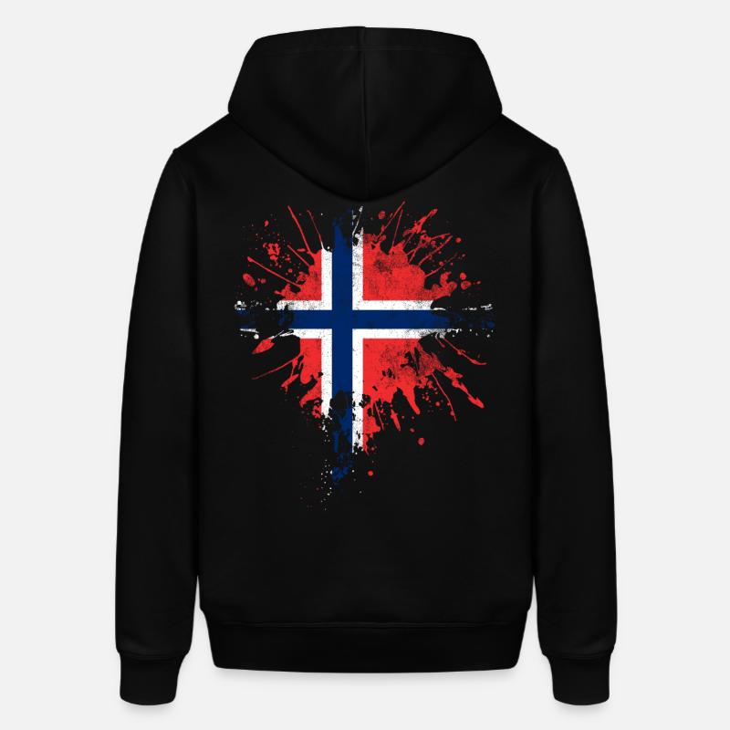 Norvège Drapeau - Sweat à capuche SOUNDER Stanley/Stella Unisexe - noir