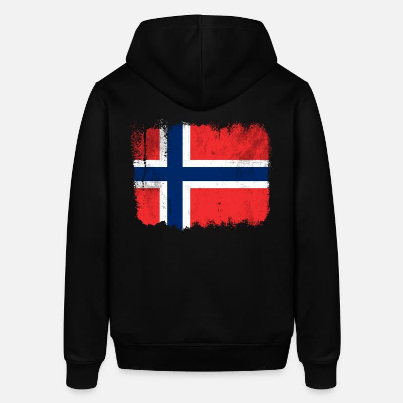 Norvège Drapeau - Sweat à capuche SOUNDER Stanley/Stella Unisexe - noir