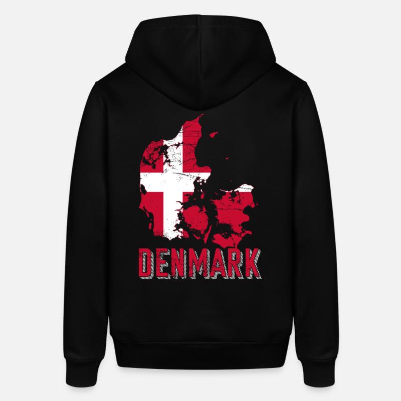 Danemark Pavillon pays Frontière - Sweat à capuche SOUNDER Stanley/Stella Unisexe - noir
