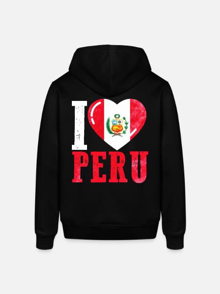 Ich liebe Peru - Stanley/Stella Unisex Hoodie SOUNDER - Schwarz