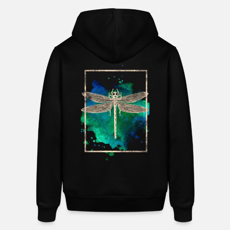 libellule - Sweat à capuche SOUNDER Stanley/Stella Unisexe - noir