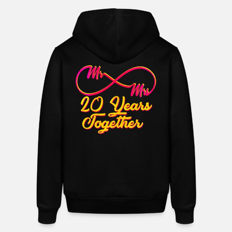 20 ans de mariage - Sweat à capuche SOUNDER Stanley/Stella Unisexe - noir