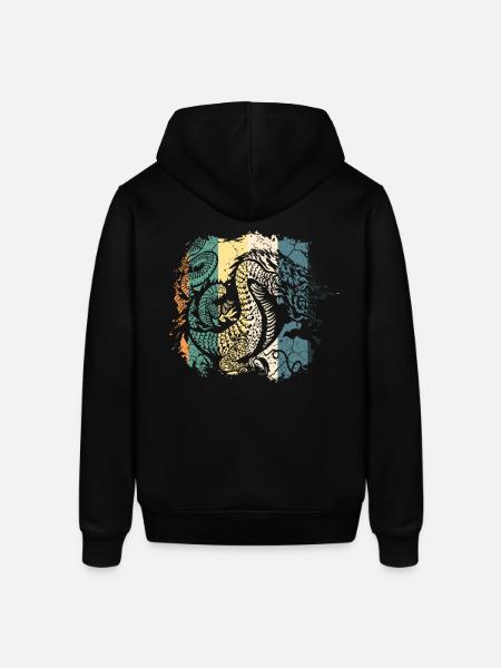 Dragon - Stanley/Stella SOUNDER Unisex Hoodie - black