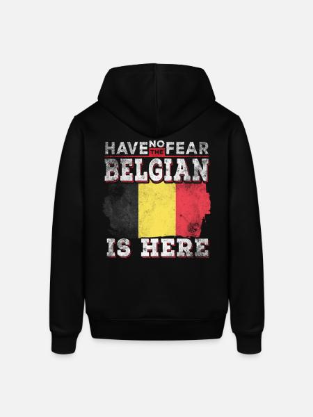 Funny Belgian - Stanley/Stella SOUNDER Unisex Hoodie - black