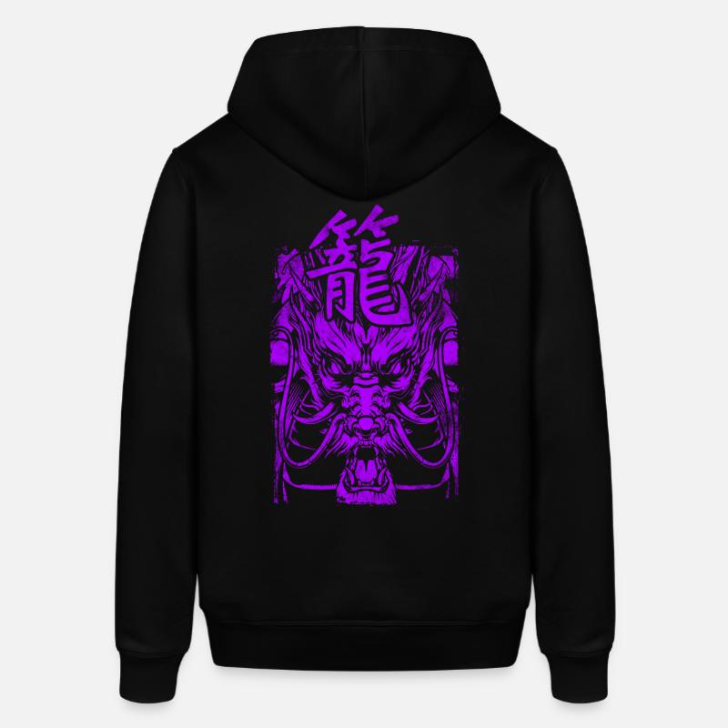 Dragon japonais chinois Caractères - Sweat à capuche SOUNDER Stanley/Stella Unisexe - noir