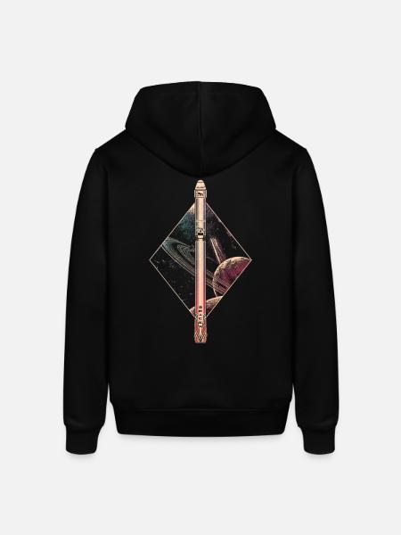 Falcon 9 Rocket - Stanley/Stella SOUNDER Unisex Hoodie - black