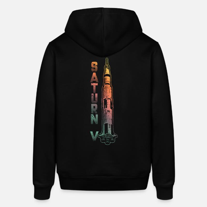 Fusée Saturn V - Sweat à capuche SOUNDER Stanley/Stella Unisexe - noir