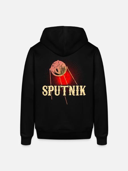 Sputnik Satellit - Stanley/Stella Unisex Hoodie SOUNDER - Schwarz