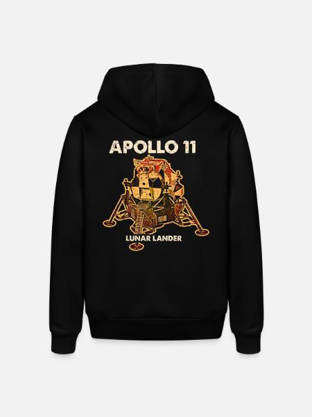 Apollo Lunar Module - Stanley/Stella SOUNDER Unisex Hoodie - black