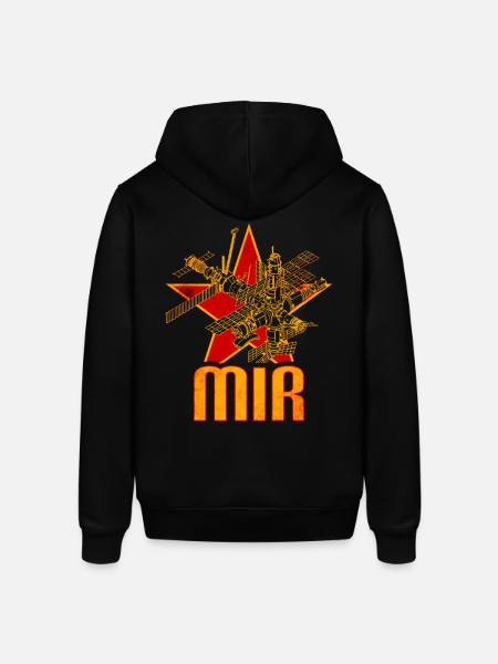 Mir Space Station - Stanley/Stella SOUNDER Unisex Hoodie - black