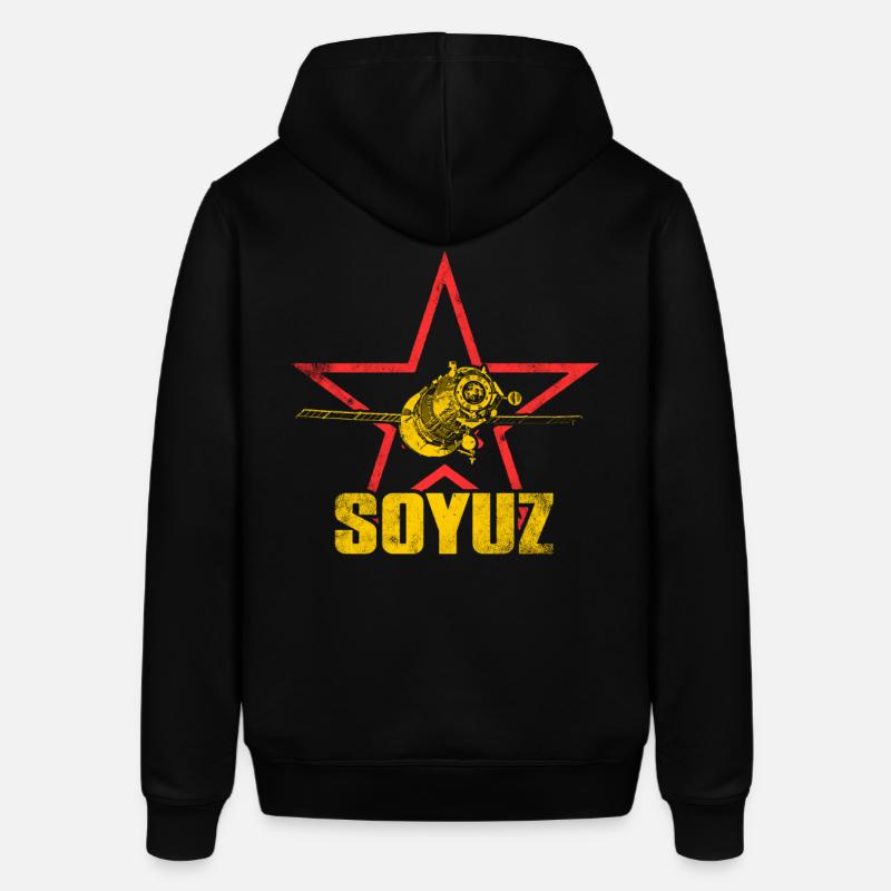 Vaisseau spatial Soyouz - Sweat à capuche SOUNDER Stanley/Stella Unisexe - noir