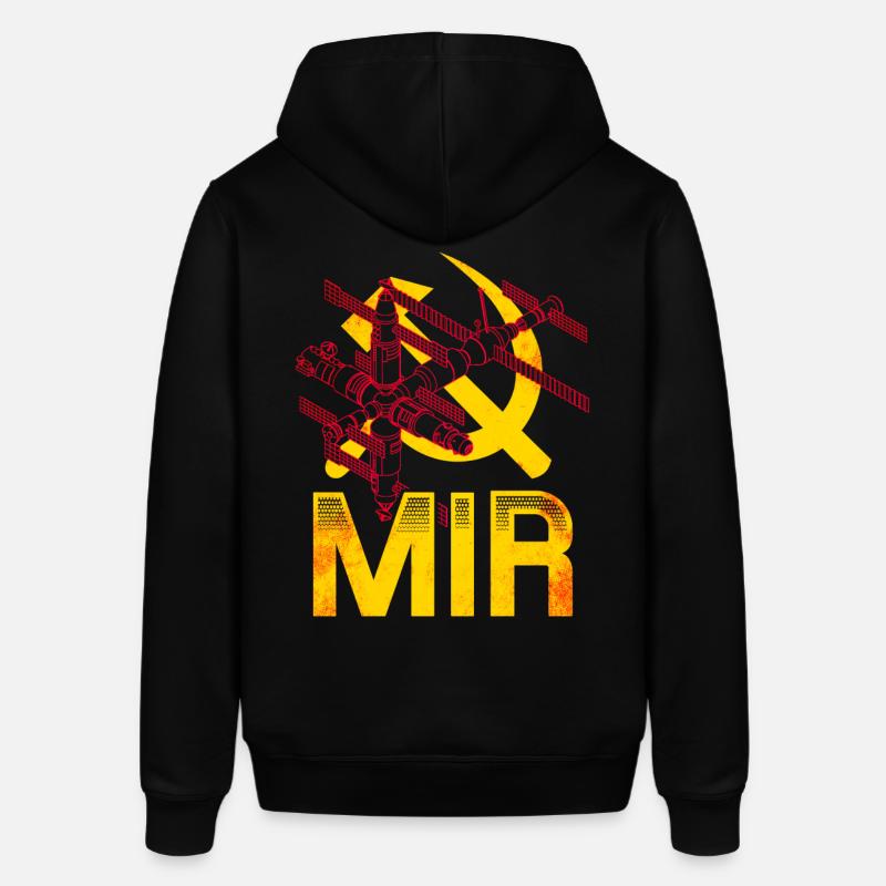 Soviet Space Station Mir - Stanley/Stella SOUNDER Unisex Hoodie - black