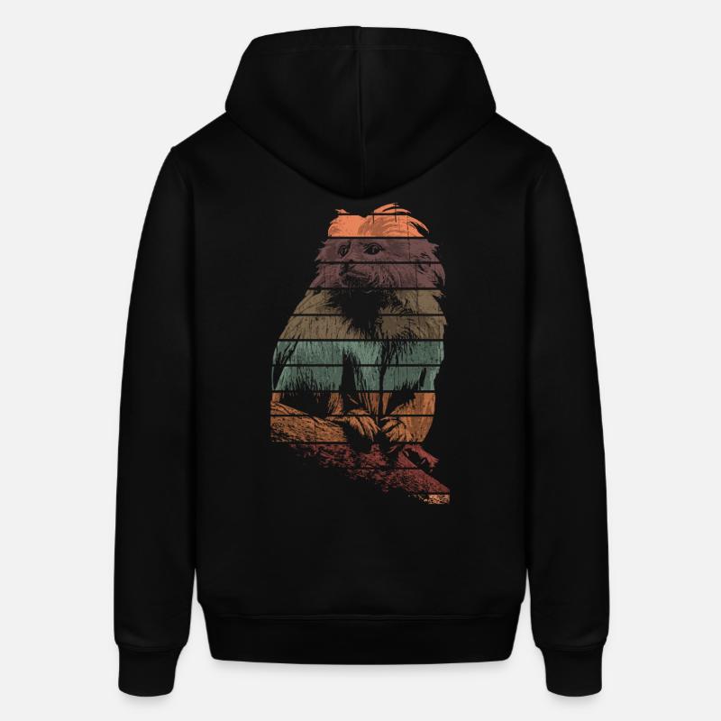 Tamarin Affe Primat - Stanley/Stella Unisex Hoodie SOUNDER - Schwarz