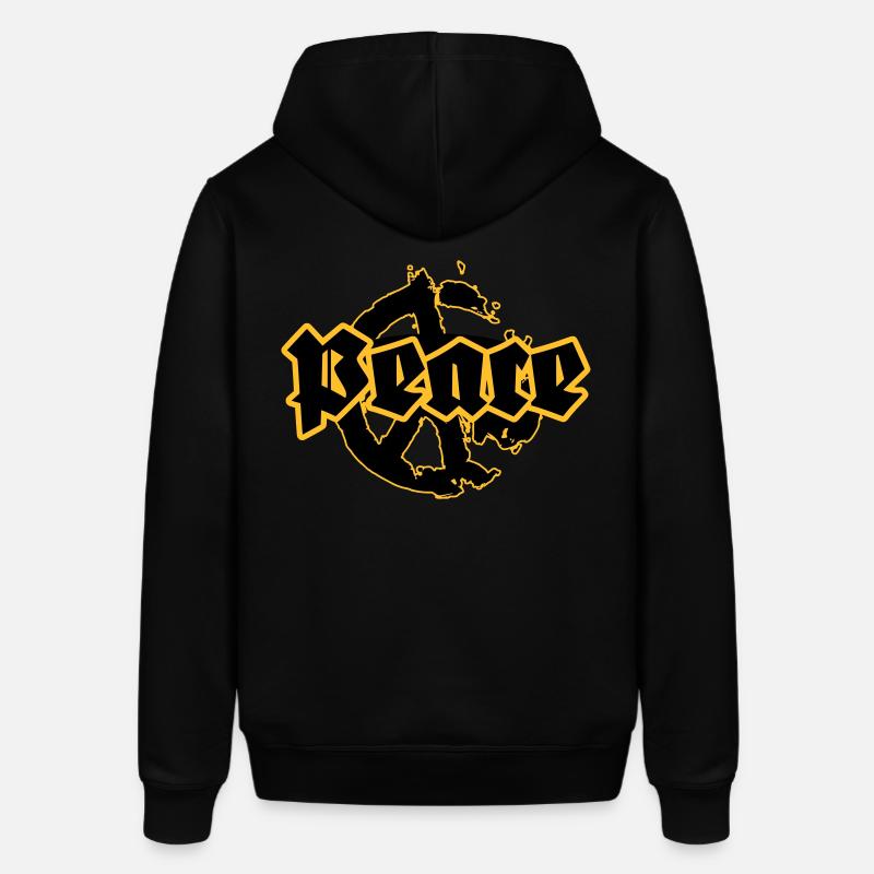 Peace Zeichen - Vector - Stanley/Stella Unisex Hoodie SOUNDER - Schwarz