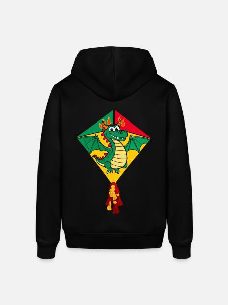 Süßer Flugdrachen - Stanley/Stella Unisex Hoodie SOUNDER - Schwarz