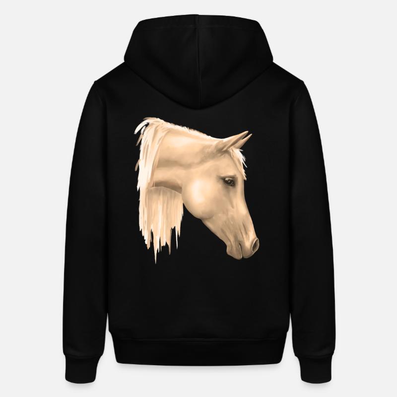 Motif de cheval - Sweat à capuche SOUNDER Stanley/Stella Unisexe - noir