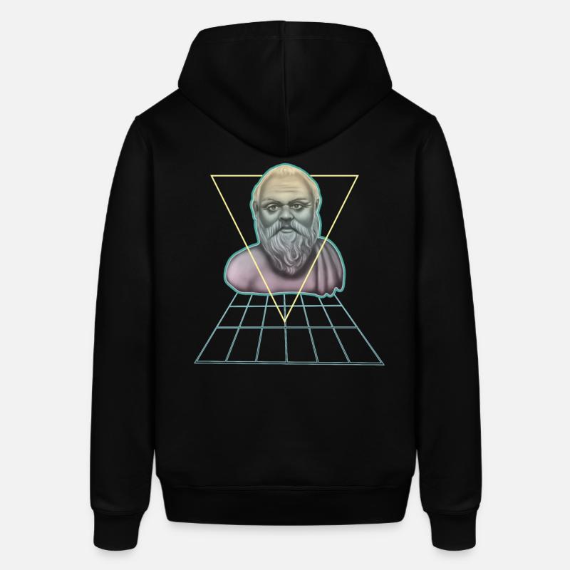 Socrate Philosophe grec moderne - Sweat à capuche SOUNDER Stanley/Stella Unisexe - noir