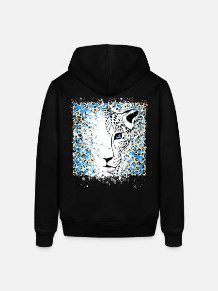 Cool Animal Print - Stanley/Stella SOUNDER Unisex Hoodie - black