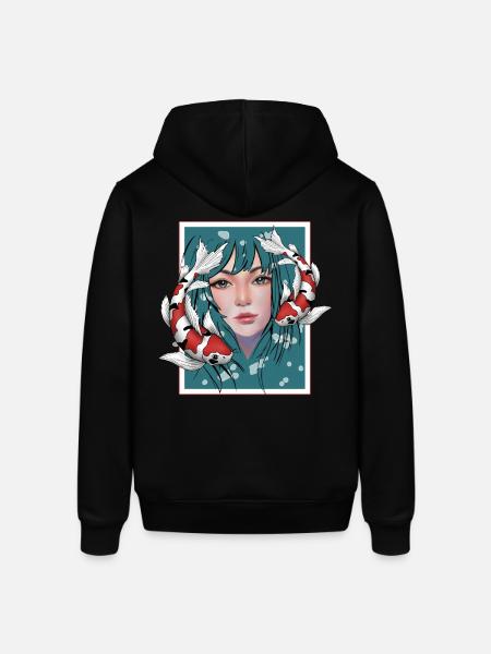 Anime Koi - Stanley/Stella SOUNDER Unisex Hoodie - black