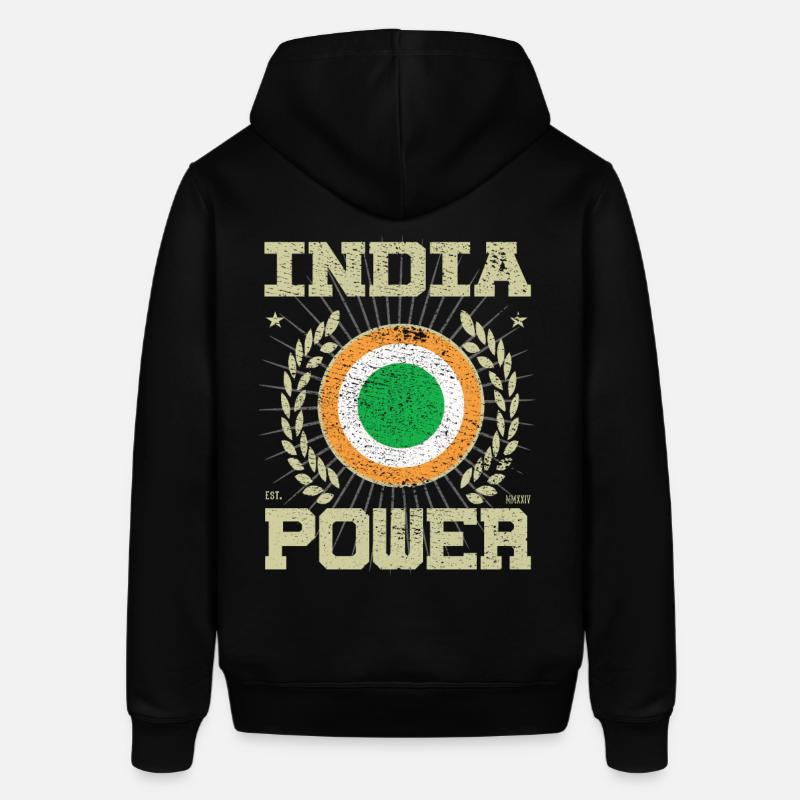 Design de l’Inde cool - Sweat à capuche SOUNDER Stanley/Stella Unisexe - noir