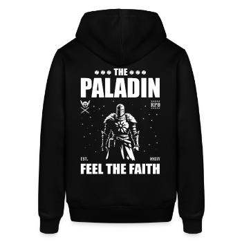 Le Paladin - ressentez la foi - Sweat à capuche SOUNDER Stanley/Stella Unisexe - noir - Dos - Alina (178cm)