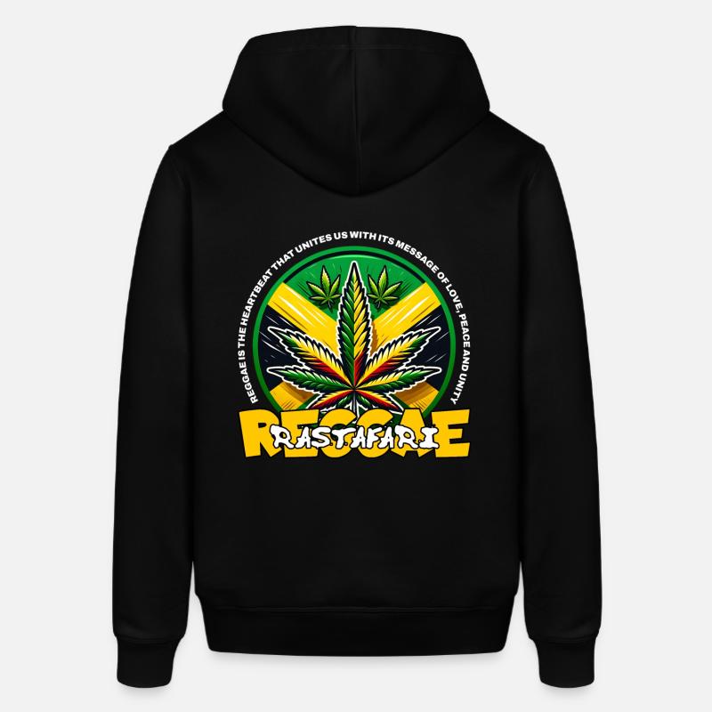Emblème Reggae - Sweat à capuche SOUNDER Stanley/Stella Unisexe - noir