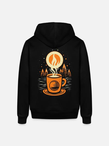 Coffee cup - Stanley/Stella SOUNDER Unisex Hoodie - black