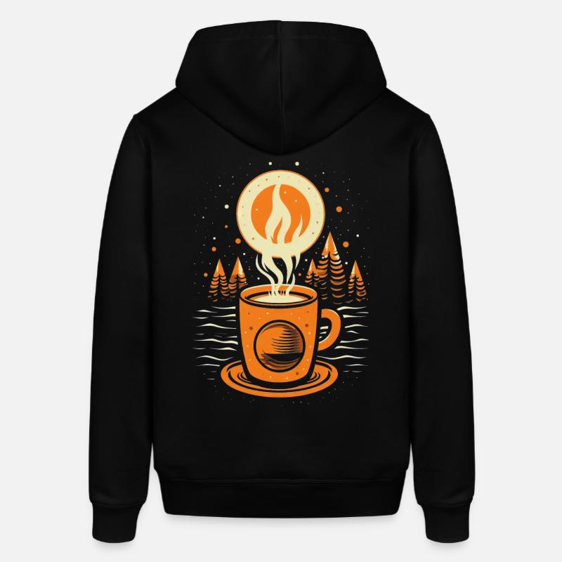 Tasse à café - Sweat à capuche SOUNDER Stanley/Stella Unisexe - noir