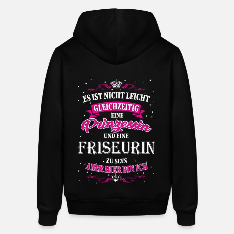 Coiffeur et Princesse - Sweat à capuche SOUNDER Stanley/Stella Unisexe - noir