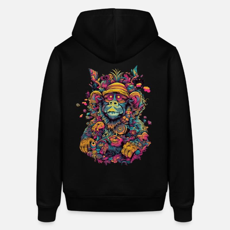 Trippy Monkey - Stanley/Stella Unisex Hoodie SOUNDER - Schwarz