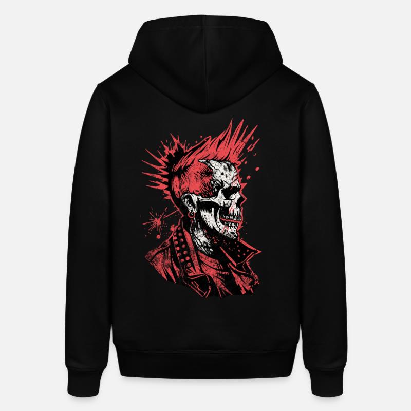 T-shirt Punk Rock Skull Explosion - Sweat à capuche SOUNDER Stanley/Stella Unisexe - noir