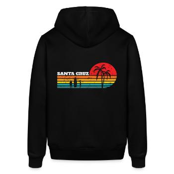 Santa cruz - Stanley/Stella Unisex Hoodie SOUNDER - Schwarz - Hinten - Alina (178cm)