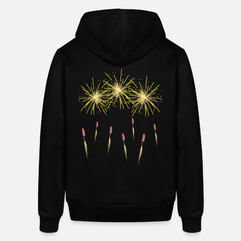 Feux d'artifice et fusées - Sweat à capuche SOUNDER Stanley/Stella Unisexe - noir