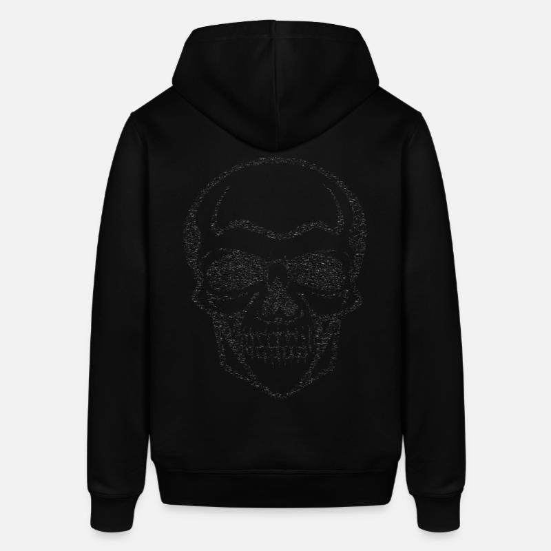 Crâne de crâne - Sweat à capuche SOUNDER Stanley/Stella Unisexe - noir