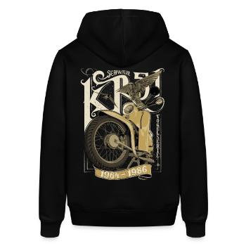 Simson Schwalbe KR51 - Stanley/Stella Unisex Hoodie SOUNDER - Schwarz - Hinten - Alina (178cm)