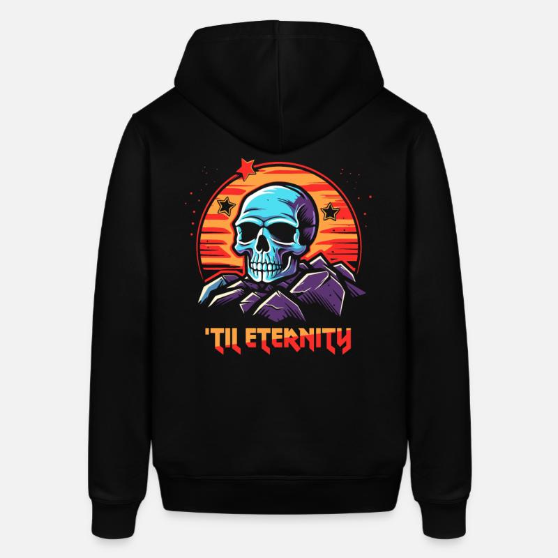 Crâne éternel : pour l’éternité - Sweat à capuche SOUNDER Stanley/Stella Unisexe - noir
