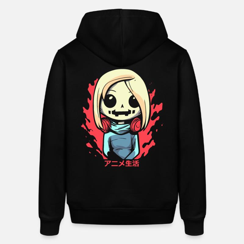 Vie d’anime : la vie d’anime - Sweat à capuche SOUNDER Stanley/Stella Unisexe - noir