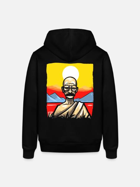 Mahatma Buddha: Tegneseriebuddhisme - Stanley/Stella SOUNDER unisex hoodie - sort