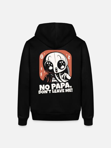Daddy, don't leave me - Stanley/Stella SOUNDER Unisex Hoodie - black