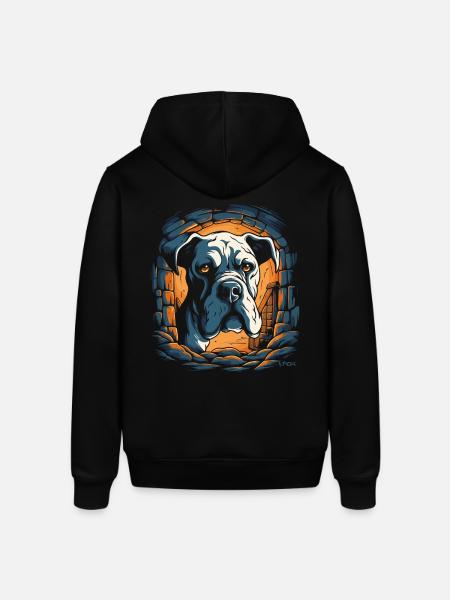The Cool Dungeon Dog - Stanley/Stella SOUNDER Unisex Hoodie - black