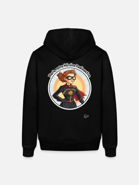 Marie, our radioactive heroine - Stanley/Stella SOUNDER Unisex Hoodie - black