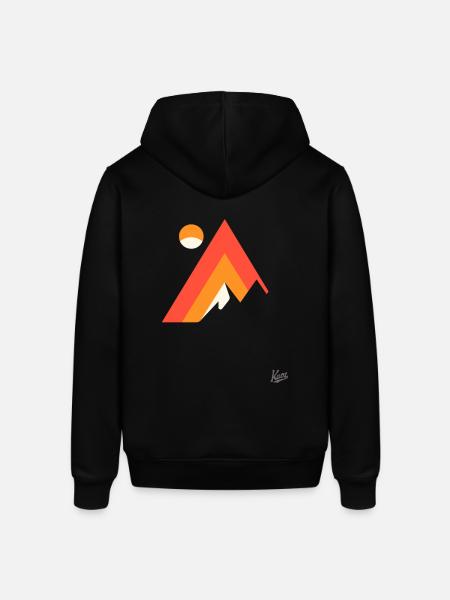 Mountain and nature - Stanley/Stella SOUNDER Unisex Hoodie - black