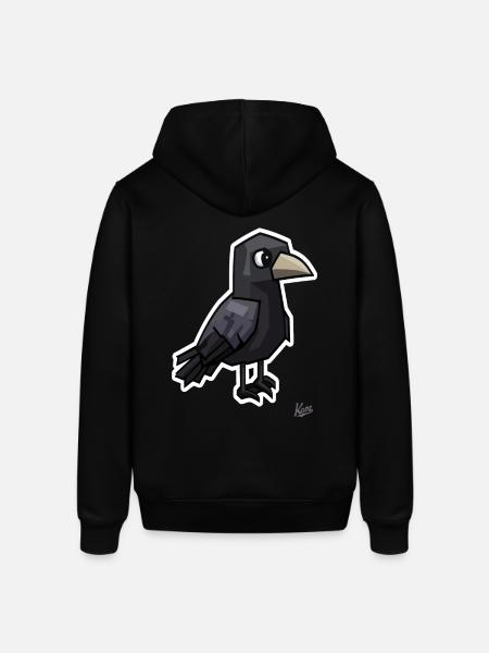 Strange Dark Raven - Stanley/Stella SOUNDER Unisex Hoodie - black