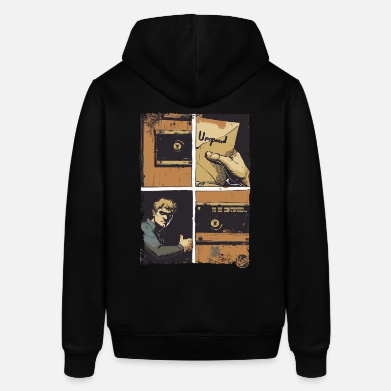 Der Brief: Ein Comic - Stanley/Stella Unisex Hoodie SOUNDER - Schwarz
