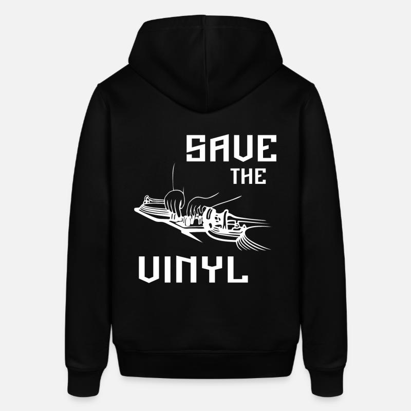 enregistrer le vinyle - Sweat à capuche SOUNDER Stanley/Stella Unisexe - noir