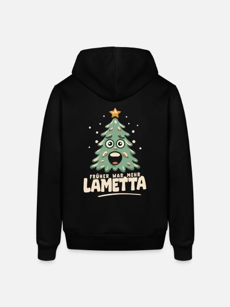 Früher war mehr Lametta - Stanley/Stella Unisex Hoodie SOUNDER - Schwarz