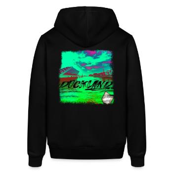 Dockland - Stanley/Stella Unisex Hoodie SOUNDER - Schwarz - Hinten - Alina (178cm)